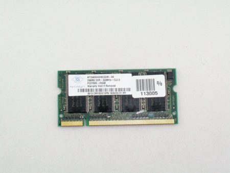 Nanyo Used Laptop Memory PC2700S DDR-333MHz CL2.5 NT256D64SH8C0GM-6K For Cheap