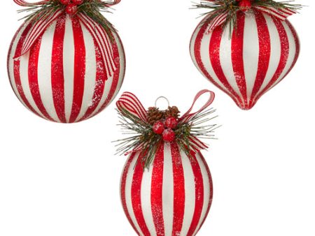 Striped Ornament Sale