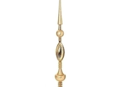 Christmas Gold Finial For Discount