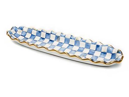 Royal Check Hors d oeuvre Tray For Sale