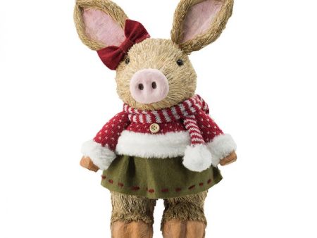 Christmas Girl Pig For Cheap